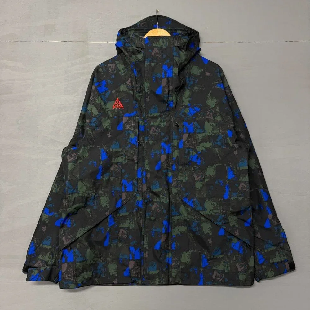 Nike ACG Gore-Tex All Over Print Jacket Multicolor Men's Medium Ci0427‎ 416